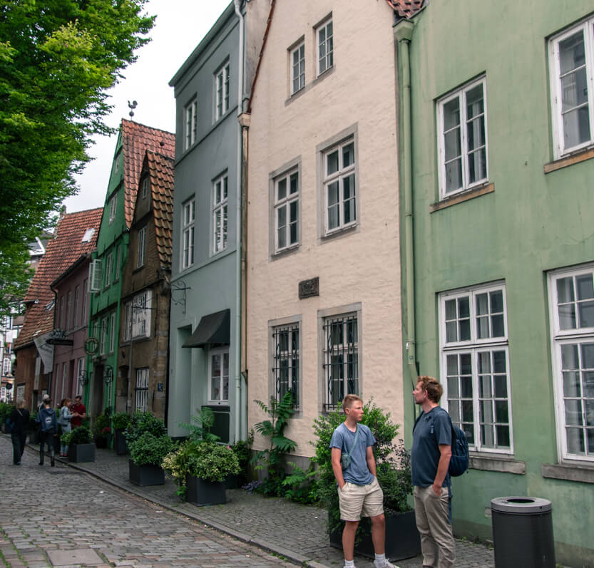 Der må være fint at bo i sådanne huse. Schnoor, Bremen